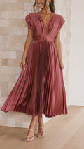 Alexis - Elegantes Faltenkleid